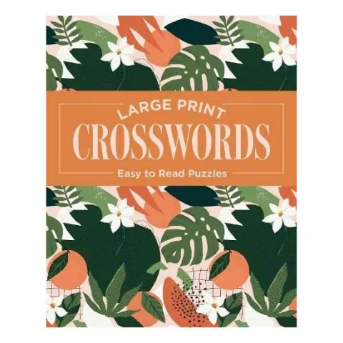 Coperta cărții Large Print Crosswords