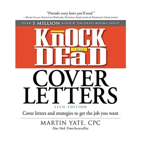 Coperta cărții Knock 'em dead cover letters