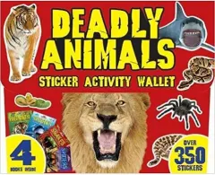 Coperta cărții Deadly Animals Sticker Activity Wallet