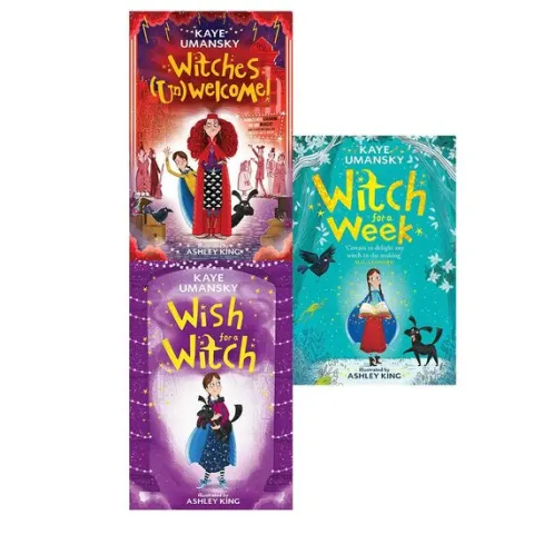 Coperta cărții Elsie Pickles Series 3 Books Collection Set Pack By Kaye Umansky (Elsie Pickles, Wish for a Witch, Witches (Un)Welcome )