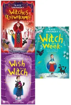 Coperta cărții Elsie Pickles Series 3 Books Collection Set Pack By Kaye Umansky (Elsie Pickles, Wish for a Witch, Witches (Un)Welcome )