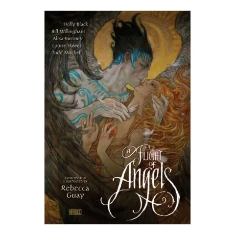 Coperta cărții A Flight of Angels, Rebecca Guay-Mitchell, Holly Black, Todd Klein