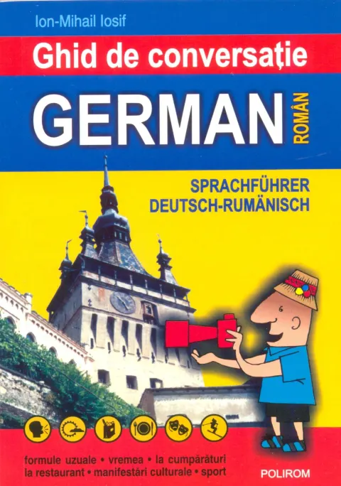 Coperta cărții Ghid de conversatie german-roman