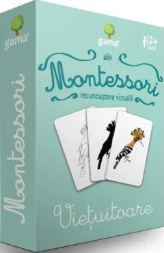 Coperta cărții Montessori. Recunoastere vizuala - Vietuitoare