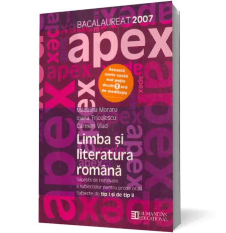Coperta cărții Bacalaureat 2007. Limba și literatura română. Sugestii de rezolvare a subiectelor pentru proba orală. Subiecte de tip I și și de tip II