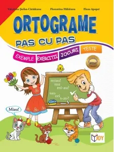 Coperta cărții Ortograme pas cu pas. Exemple, exercitii, jocuri, teste