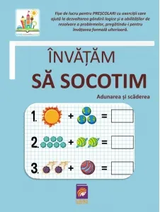 Coperta cărții Invatam sa socotim. Adunarea si scaderea