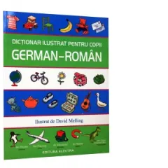 Coperta cărții Dictionar ilustrat pentru copii german-roman