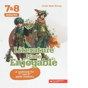 Coperta cărții Literature Made Enjoyable. A Workbook for 7th and 8th Grade Students