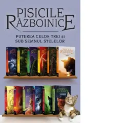 Coperta cărții Pachet cartile 13-24. Pisicile Razboinice, seriile Puterea celor trei si Sub semnul stelelor