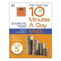 Coperta cărții 10 Minutes a Day: Math, Fifth Grade