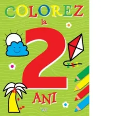 Coperta cărții Colorez la 2 ani