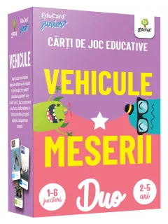 Coperta cărții DuoCard - Vehicule Meserii