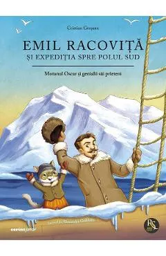 Coperta cărții Emil Racoviță și expediția spre Polul Sud