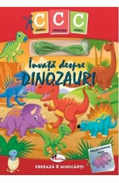 Coperta cărții Invata despre dinozauri |