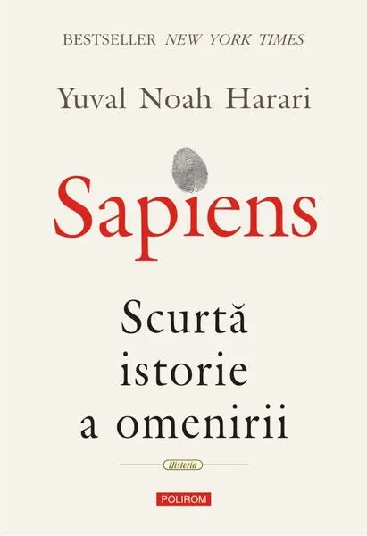 Coperta cărții Sapiens