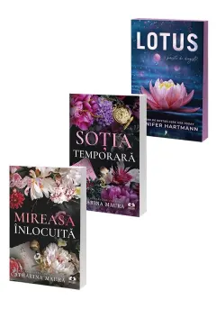 Coperta cărții Pachet Mireasa inlocuita + Sotia temporara + LOTUS. Set 3 carti