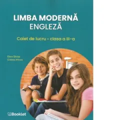 Coperta cărții Limba moderna engleza. Caiet de lucru pentru clasa a III-a