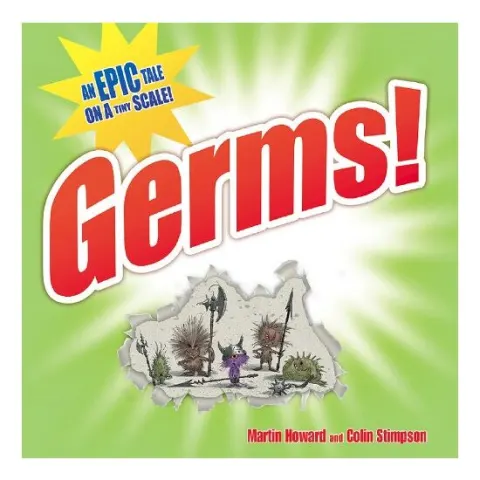 Coperta cărții Germs! : An Epic Tale on a Tiny Scale