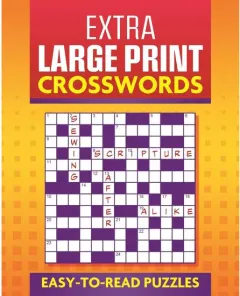 Coperta cărții Extra Large Print Crosswords: Easy to Read Puzzles