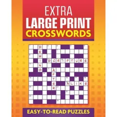 Coperta cărții Extra Large Print Crosswords: Easy to Read Puzzles