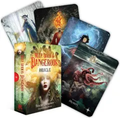 Coperta cărții Deep Dark & Dangerous: The Oracle of the Beautiful Darkness (44 full-color cards and 128-page book)
