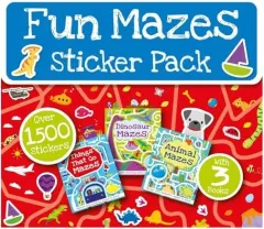 Coperta cărții Fun Mazes Sticker Pack - Igloo Books Ltd