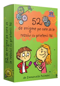 Coperta cărții 52 de enigme pe care sa le rezolvi cu prietenii tai