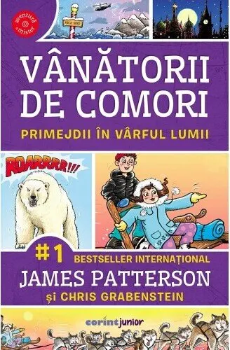 Coperta cărții Vanatorii de comori (vol. 4): Primejdii in varful lumii