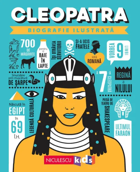 Coperta cărții Cleopatra. Biografie ilustrată