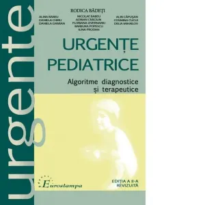 Coperta cărții Urgente pediatrice. Algoritme, diagnostice si terapeutice