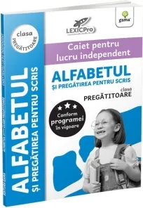 Coperta cărții Alfabetul si pregatirea pentru scris - clasa pregatitoare