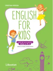 Coperta cărții English for Kids. Caiet de lucru pentru clasa a II-a