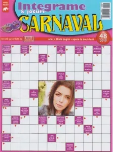 Coperta cărții Integrame si jocuri Carnaval, Nr. 48/2019