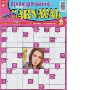 Coperta cărții Integrame si jocuri Carnaval, Nr. 48/2019