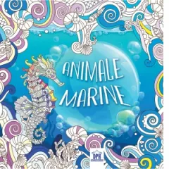 Coperta cărții Animale marine. Carte de colorat