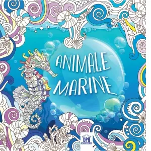Coperta cărții Animale marine. Carte de colorat