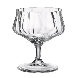 Coperta cărții Set 6 Cupe Inghetata Bohemia Cettia Optic 295 ml