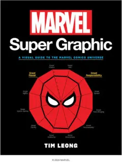 Coperta cărții Marvel super graphic: a visual guide to the Marvel Comics universe