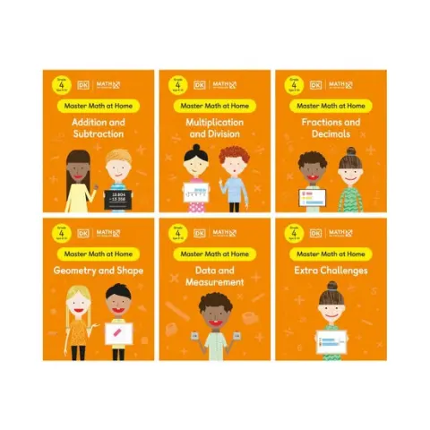 Coperta cărții Math - No Problem! Collection of 6 Workbooks, Grade 4 Ages 9-10