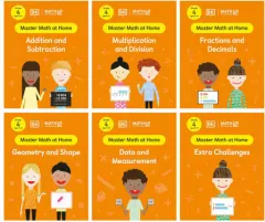 Coperta cărții Math - No Problem! Collection of 6 Workbooks, Grade 4 Ages 9-10