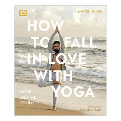 Coperta cărții How to fall in love with yoga: move breathe connect