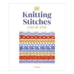 Coperta cărții Knitting stitches: step-by-step