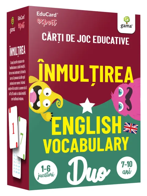 Coperta cărții DuoCard - Inmultirea English vocabulary