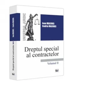Coperta cărții Dreptul special al contractelor. Volumul II