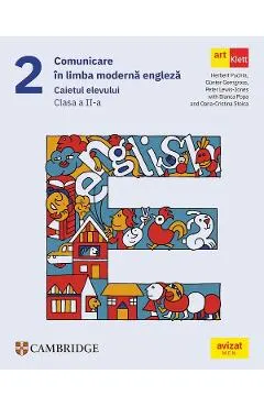Coperta cărții Comunicare in limba moderna engleza - Clasa 2 - Caietul elevului - Herbert Puchta, Gunter Gerngross, Peter Lewis-Jones, Bianca Popa, Oana-Cristina Stoica