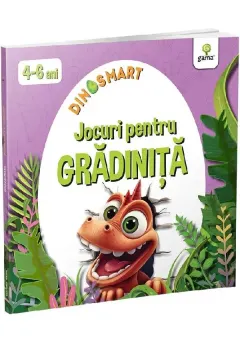 Coperta cărții Jocuri pentru gradinita. Dinosmart