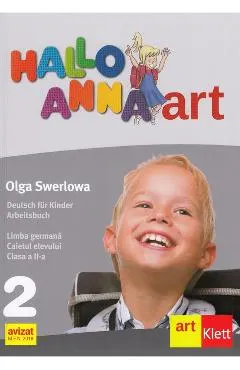 Coperta cărții Hallo Anna. Germana - Clasa 2 - Caietul elevului