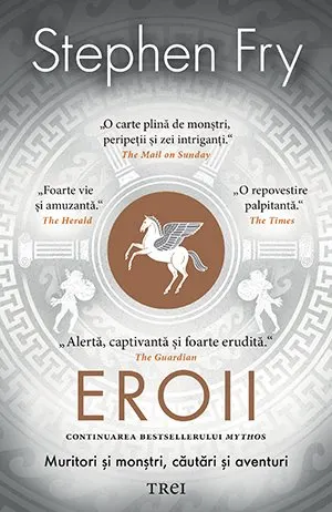 Coperta cărții Eroii. Muritori și monștri, căutări și aventuri