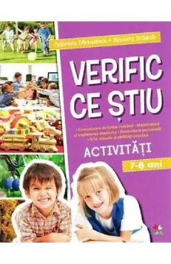 Coperta cărții Verific ce stiu. Activitati 7-8 ani - Gabriela Barbulescu, Nicoleta Stanica